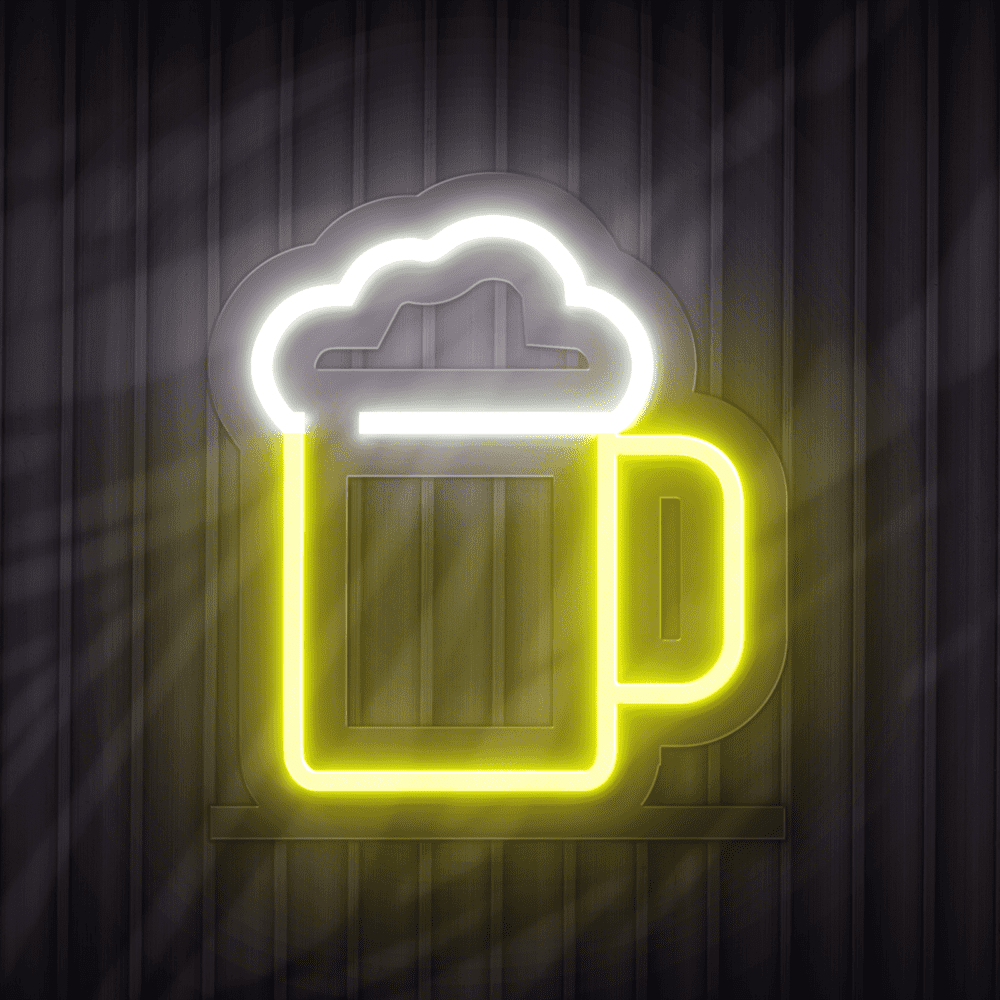 Beer Glass neon sign