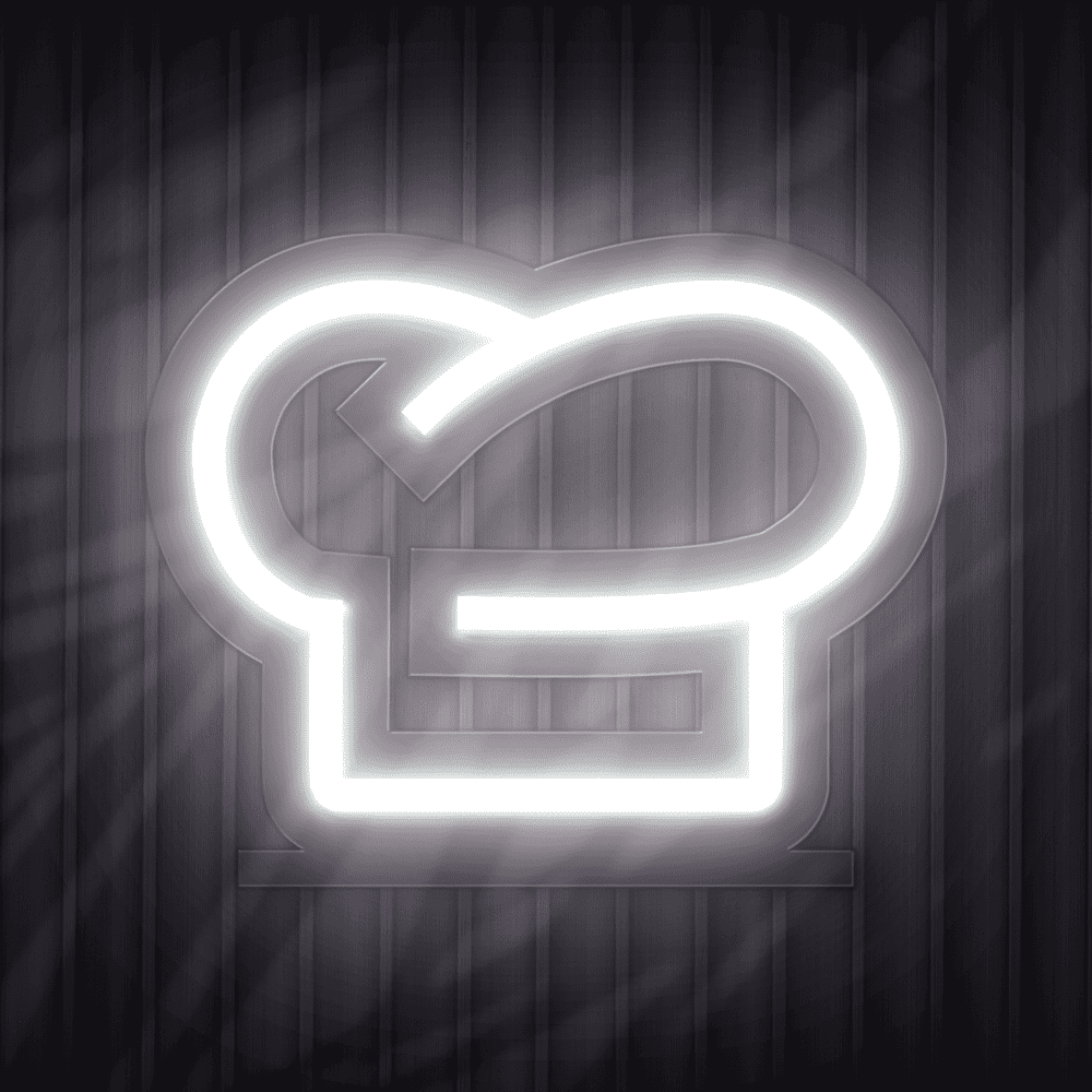 Cheff Hat neon sign