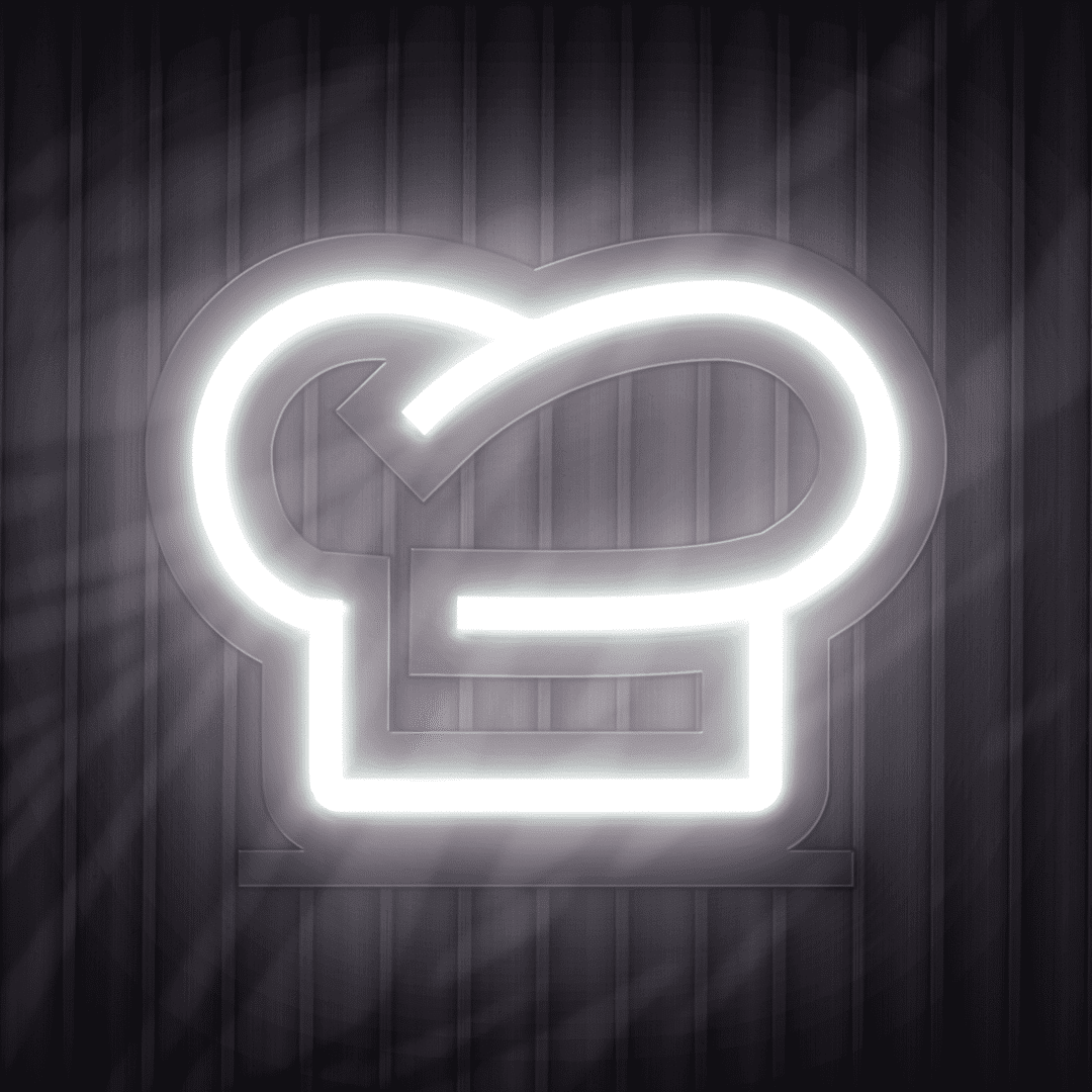 Cheff Hat neon sign