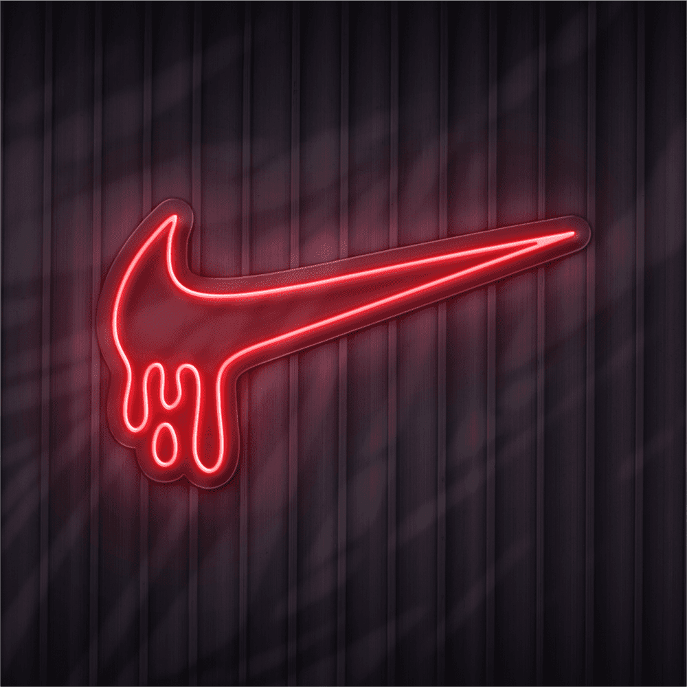 Dripping Tick neon sign