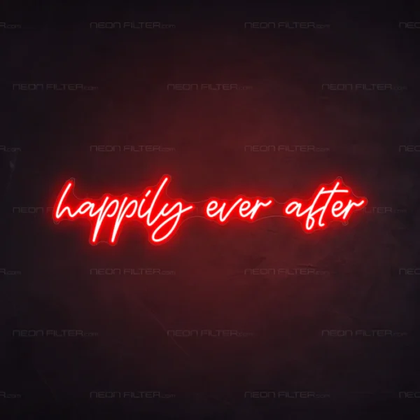 HappilyEver neon sign