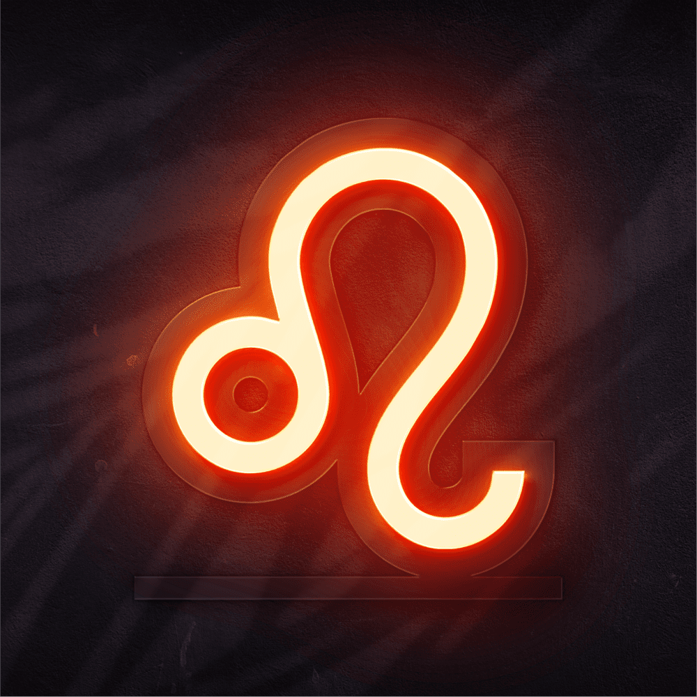 Leo neon sign