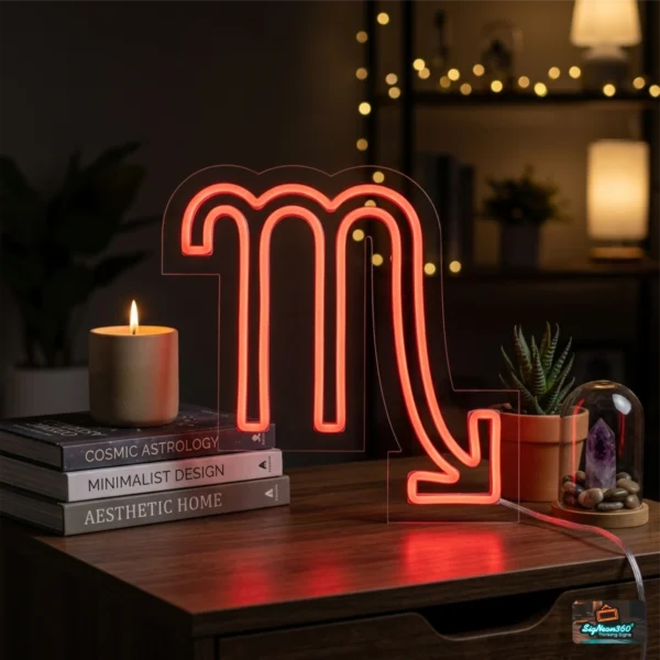 scorpio neon sign