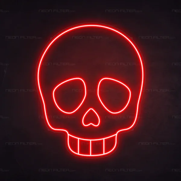 SkullEmojiNeonSign