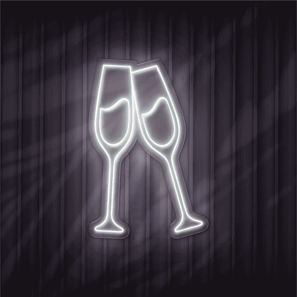 bar glass 2.0 neon sign