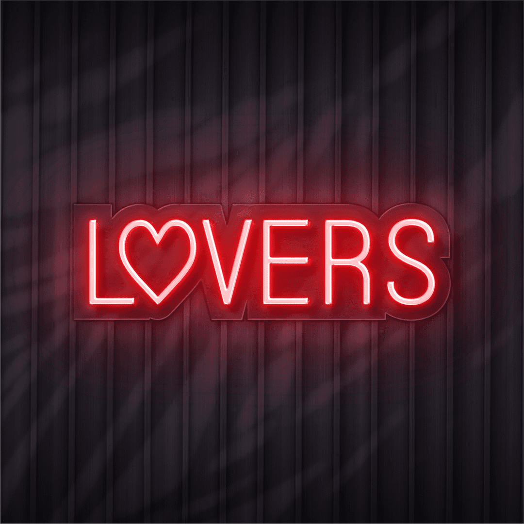 lovers neon sign