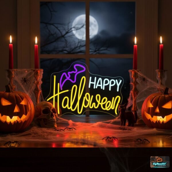 Happy Halloween Neon Sign