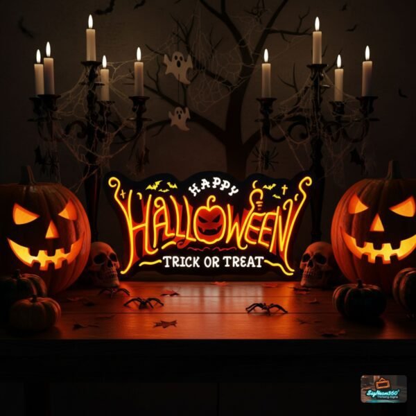 Happy Halloween Neon Sign in UK