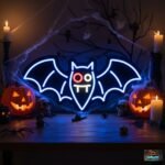 Vampire Bat Neon Sign