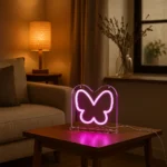 Mini Purple Butterfly Neon Sign
