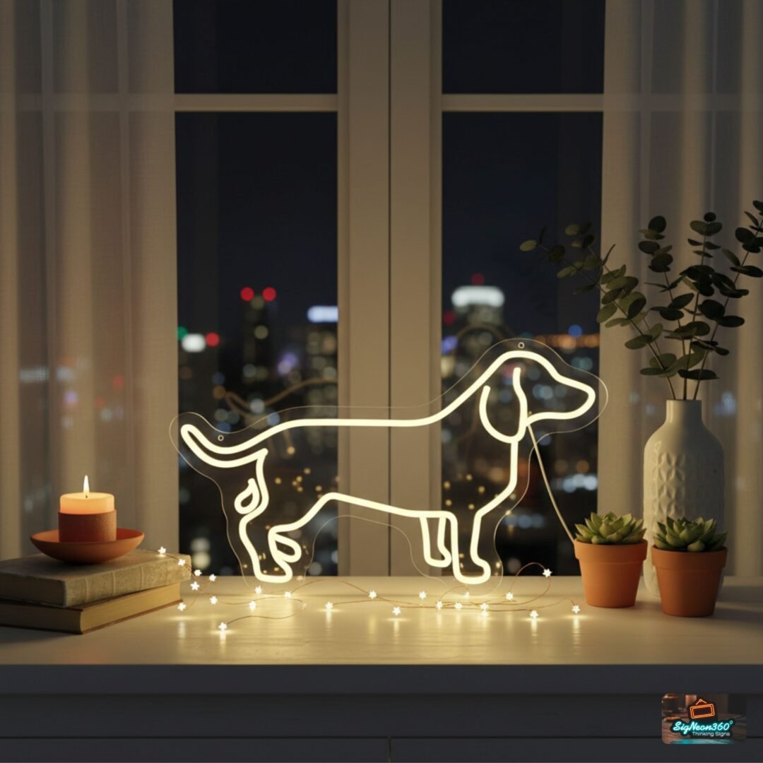 Sausage Dog LED Neon - Animal Neon Signs