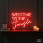 Welcome To The Jungle Neon Sign - Bar Sign