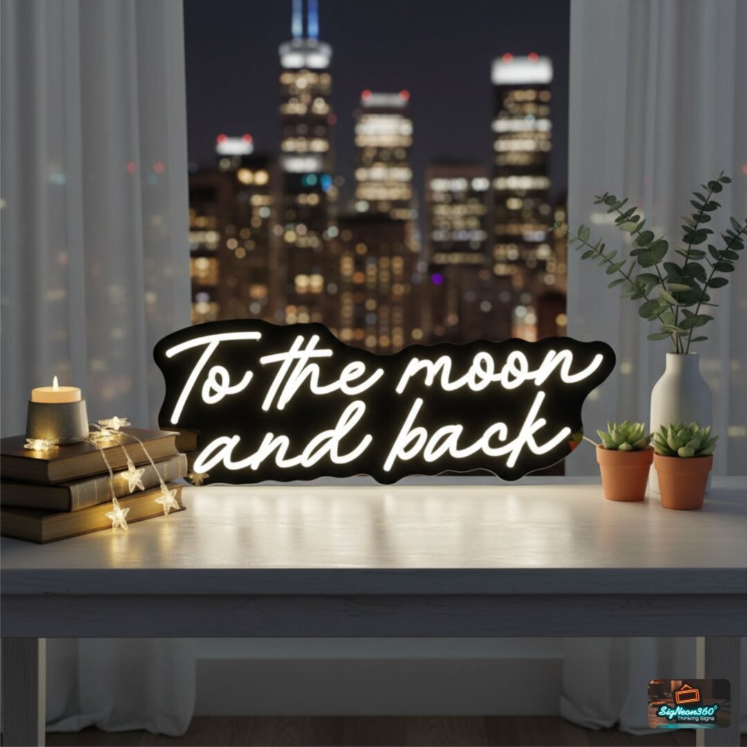 To the moon and never back