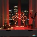 Paw Print Neon Sign