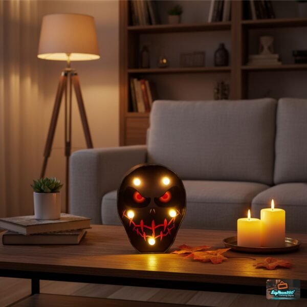 LED Wooden Devil Sign
