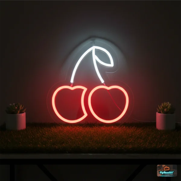 Cherry Aesthetic LED Neon Sign