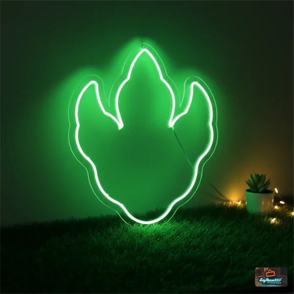 Dinosaur Footprints Neon Sign