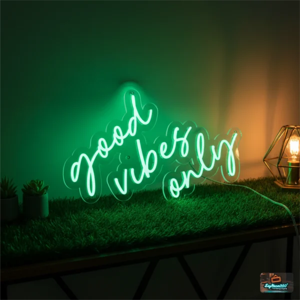 Good Vibes Only Neon Sign