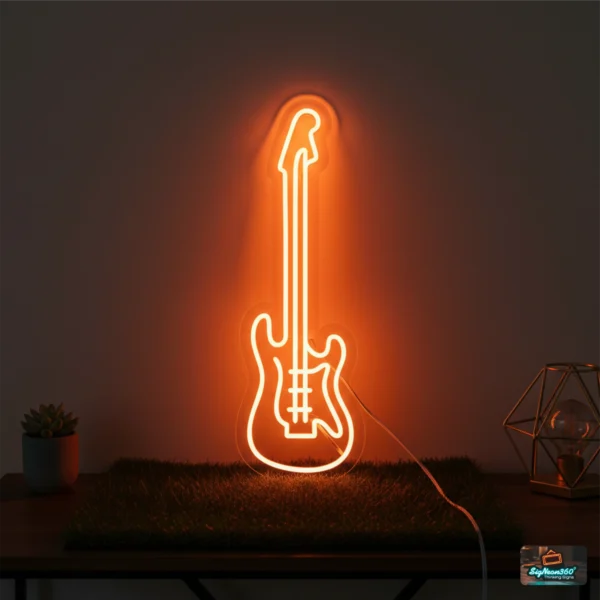 Guitar Neon Sign