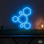 Honeycomb Neon Sign