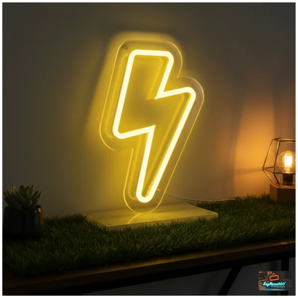 Lightning Bolt LED Neon Sign