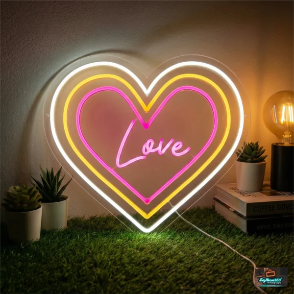 Love Heart Neon Sign