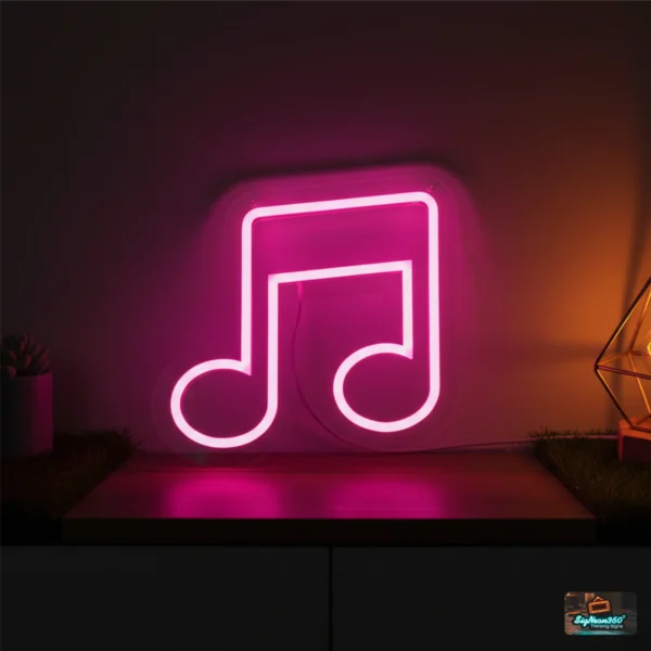 Music Note LED Neon Sign