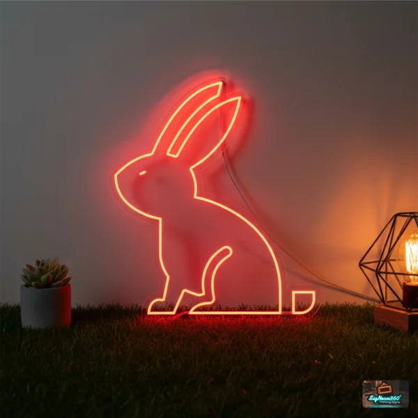 Bunny Neon Sign