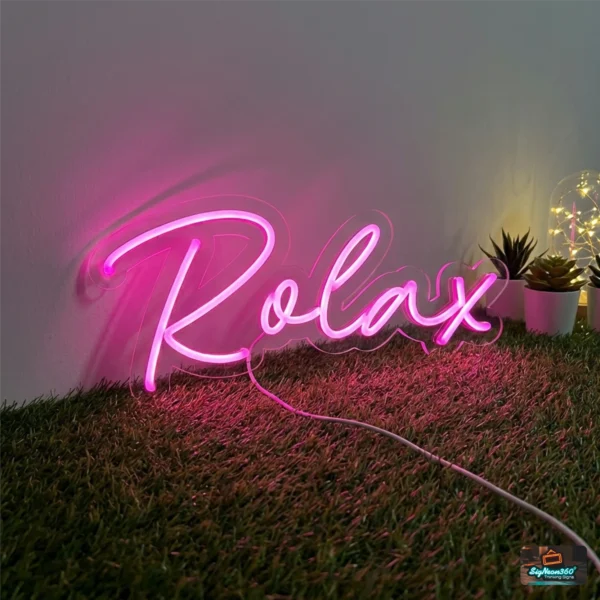 Relax Neon Sign