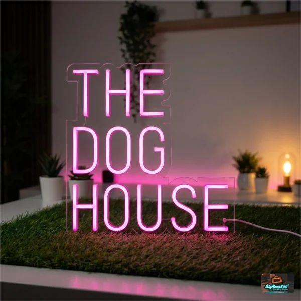 The Dog House Neon Sign