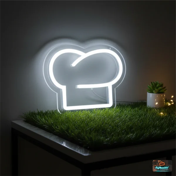 Toast Bread Kitchen Neon Light