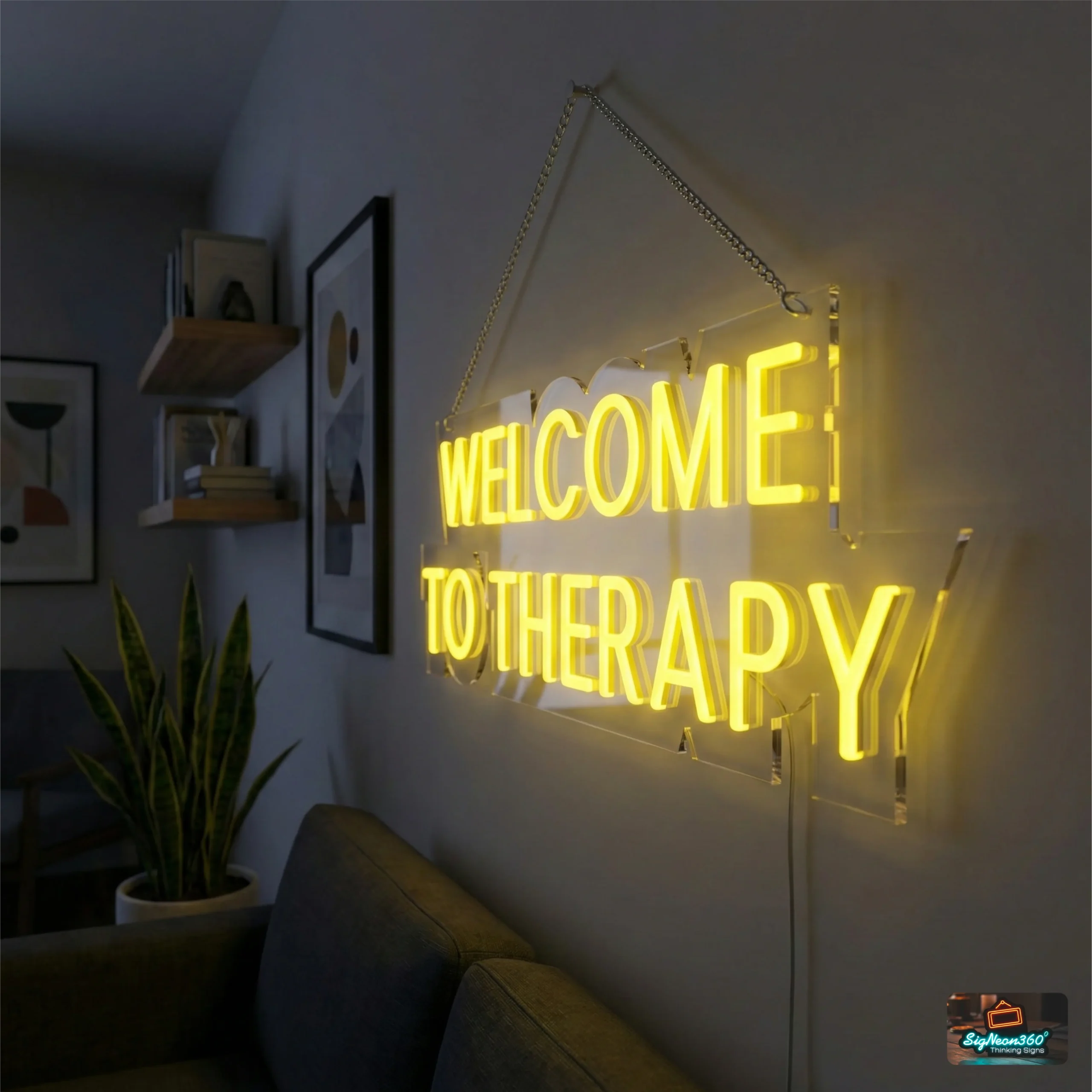 Welcome to Therapy Neon Sign - Bar Sign 2 Welcome to Therapy Neon Sign in london