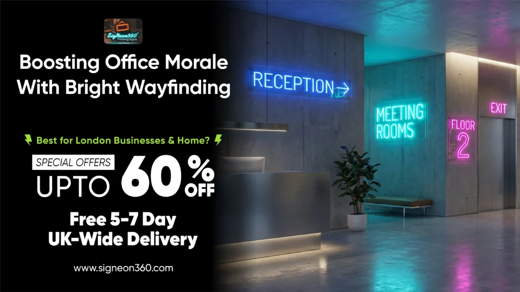 Boosting Office Morale With Bright Wayfinding