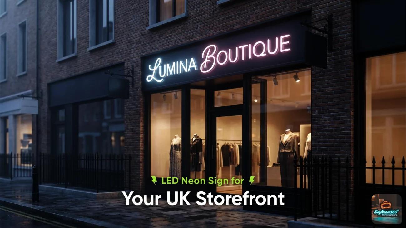 LED Neon Sign for Your UK Storefront