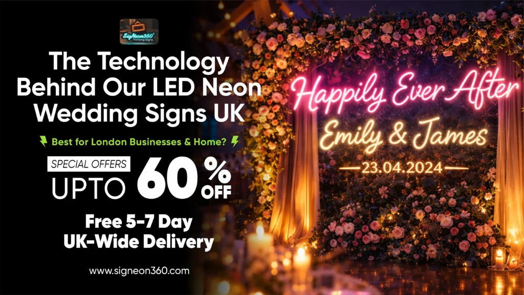 The Technology Behind Our LED Neon Wedding Signs UK